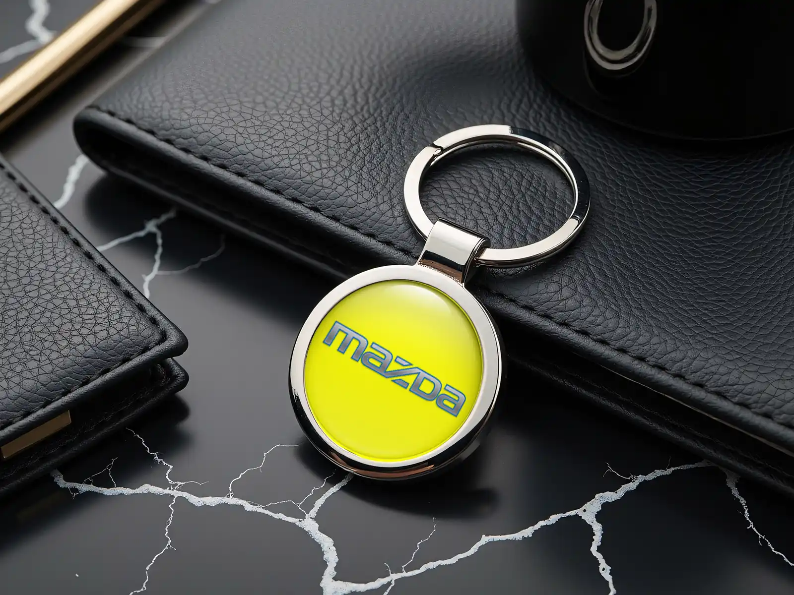 Mazda Llaveros Personalizados Brillantes Metal LT